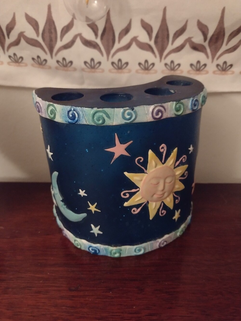 Vtg 90s Whimsigoth Celestial Toothbrush Holder